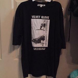 Alexander McQueen Velvet Glove T-shirt